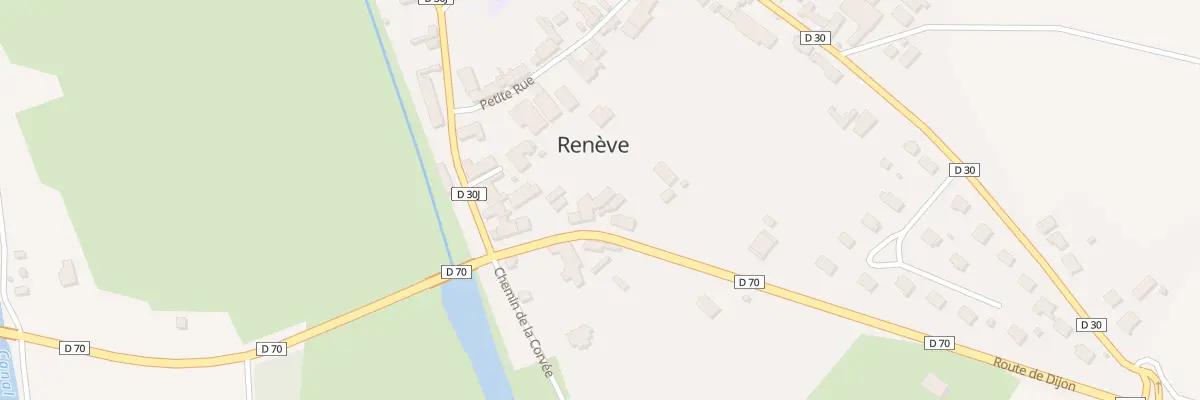 Plan du 7 Rte de Dijon à Renève