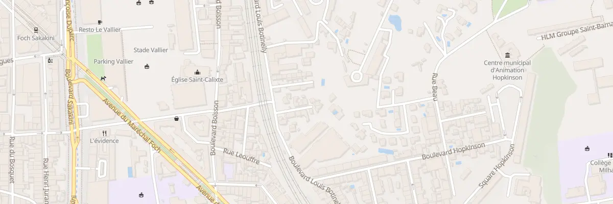 Plan du 7 Imp Clemence de Cazeneuve à Marseille 4e Arrondissement