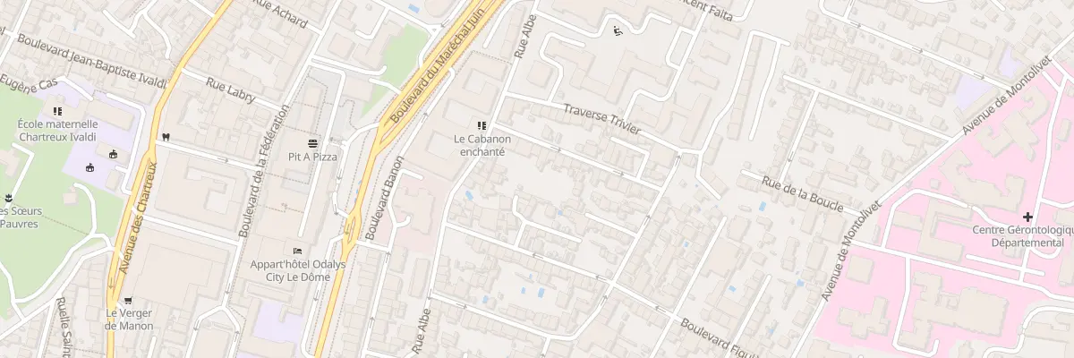 Plan du 10 Bd Blanc à Marseille 4e Arrondissement
