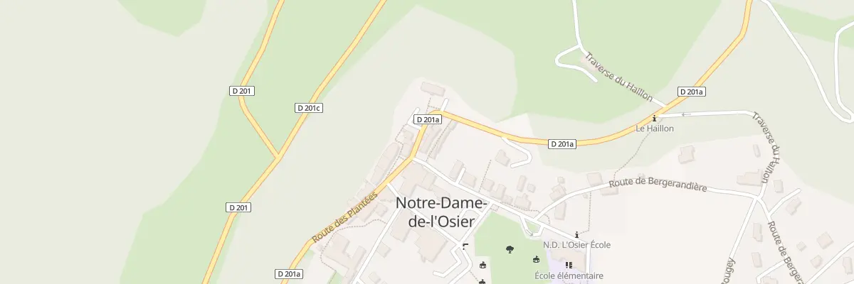 Plan du 5029 Osier et Cote Giroud à Notre-Dame-de-l’Osier