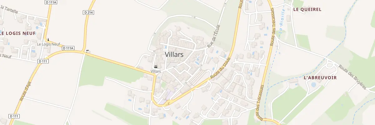 Plan du 5000 Rue des Eymieux à Villars
