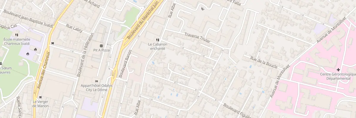 Plan du 12 Bd Blanc à Marseille 4e Arrondissement
