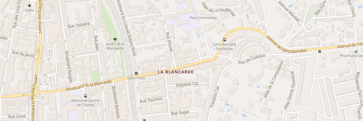 Plan du 151 Bd Blancarde à Marseille 4e Arrondissement