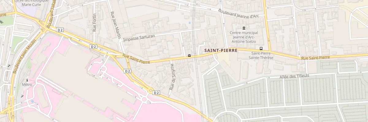Plan du 304 Rue saint pierre à Marseille 5e Arrondissement