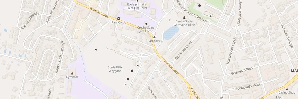 Plan du 1 Imp Moreau à Marseille 13e Arrondissement
