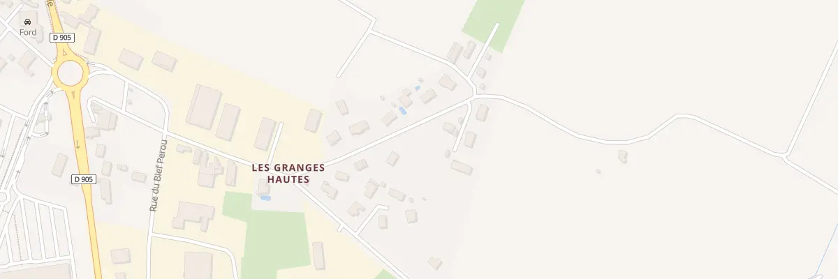 Plan du 5001 Rue des Granges Hautes à Auxonne