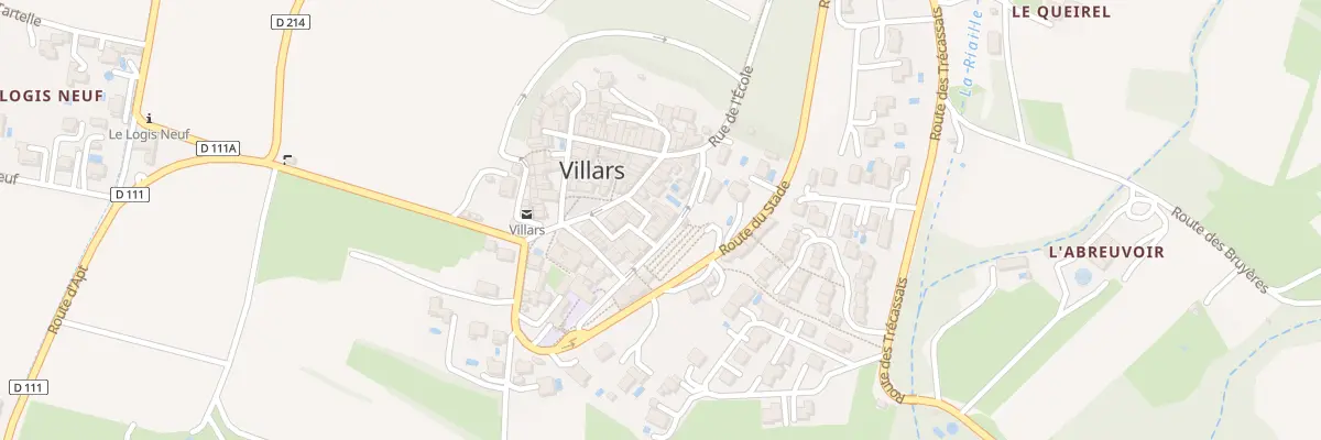 Plan du 5040F Rue des Eymieux à Villars