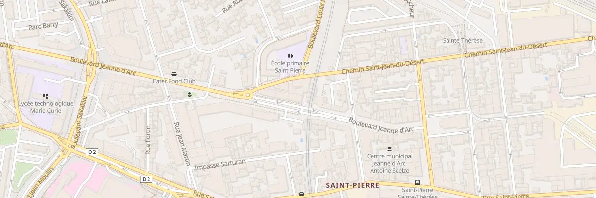 Plan du 99 Bd Jeanne d’Arc à Marseille 5e Arrondissement
