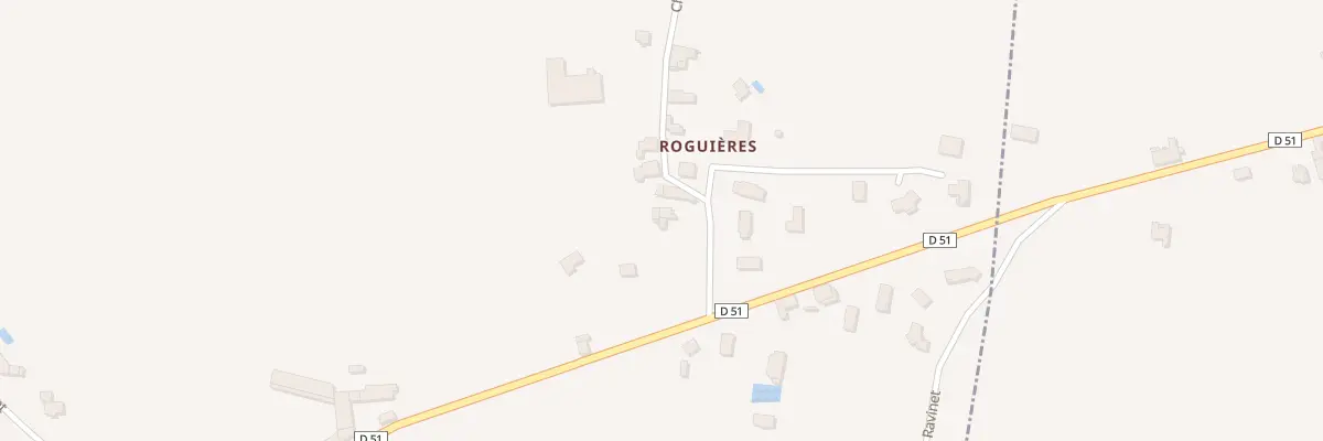 Plan du 81 Che des Roguieres à Villette-de-Vienne