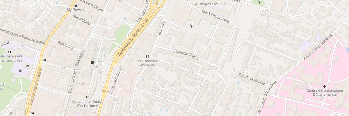 Plan du 15 Bd Blanc à Marseille 4e Arrondissement