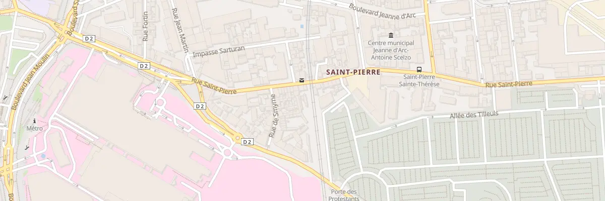 Plan du 306 Rue saint pierre à Marseille 5e Arrondissement