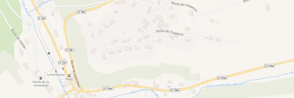 Plan du 1 Chaperon à La Forteresse