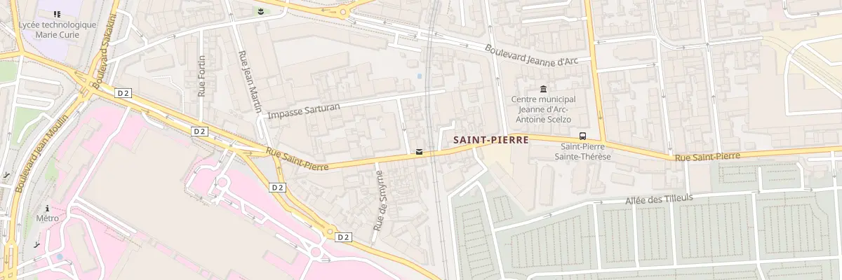 Plan du 331 Rue saint pierre à Marseille 5e Arrondissement