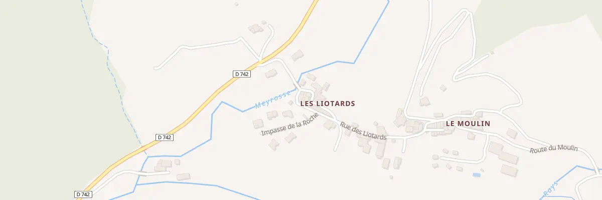 Plan du 125 Rue des Liotards à Romeyer