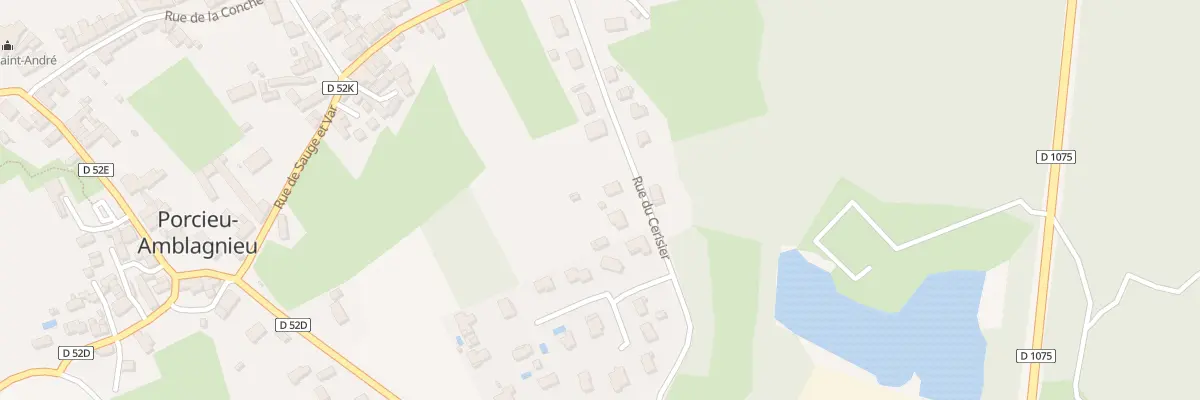 Plan du 347 Rue du Cerisier à Porcieu-Amblagnieu