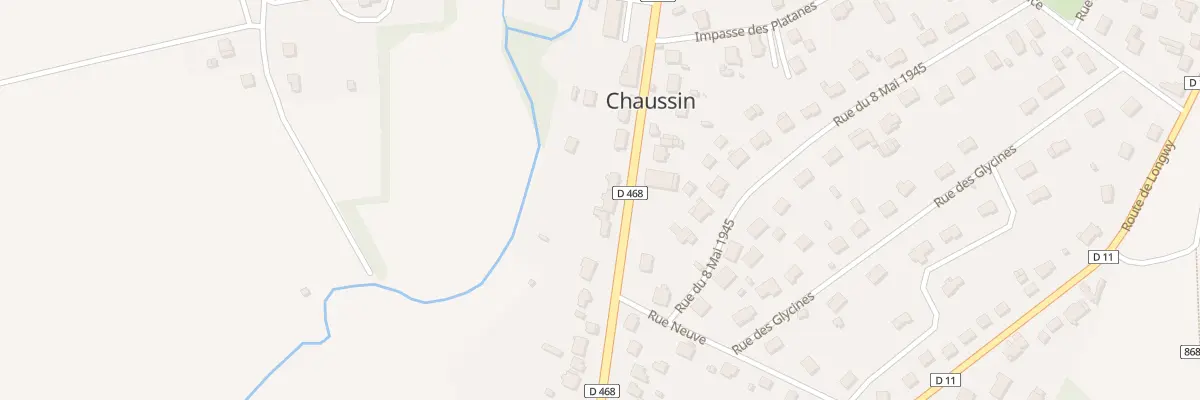 Plan du 12 Rte d’Asnans à Chaussin