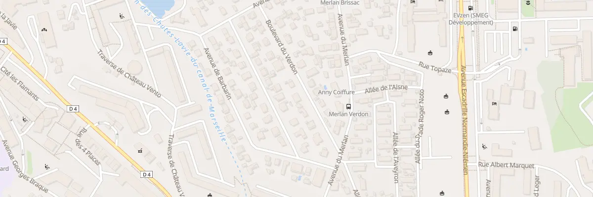 Plan du 7 Bd du Verdon à Marseille 14e Arrondissement