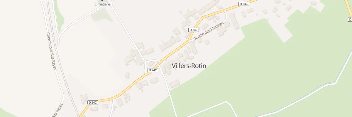 Plan du 38 Rue du Tilleul à Villers-Rotin