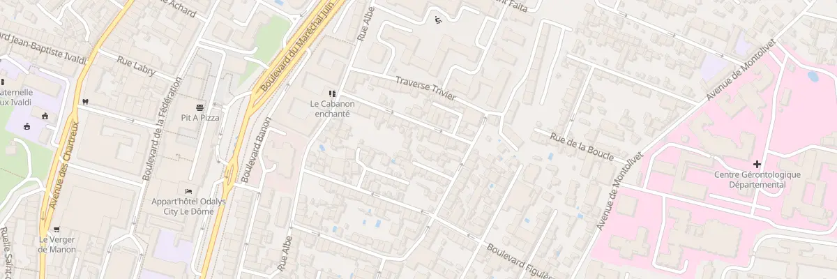 Plan du 22 Bd Blanc à Marseille 4e Arrondissement
