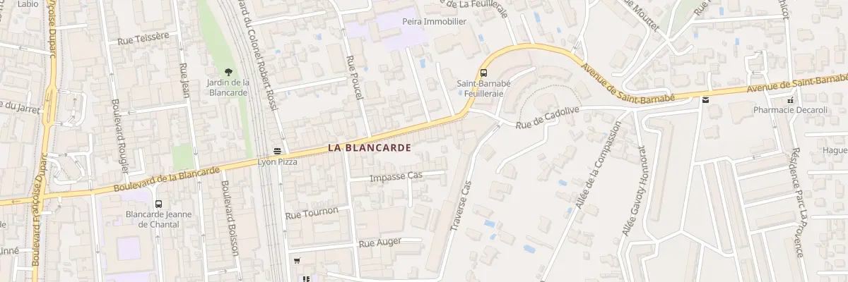 Plan du 154 Bd Blancarde à Marseille 4e Arrondissement