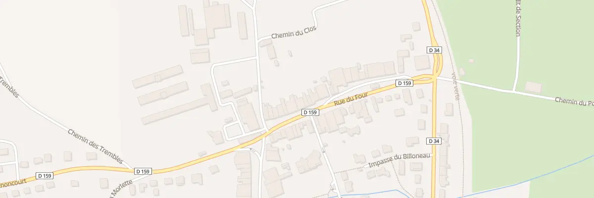 Plan du 30 Rue du Four à Ancemont