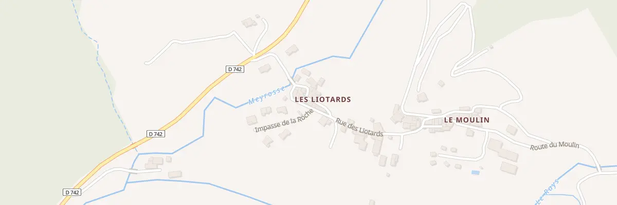 Plan du 145 Rue des Liotards à Romeyer