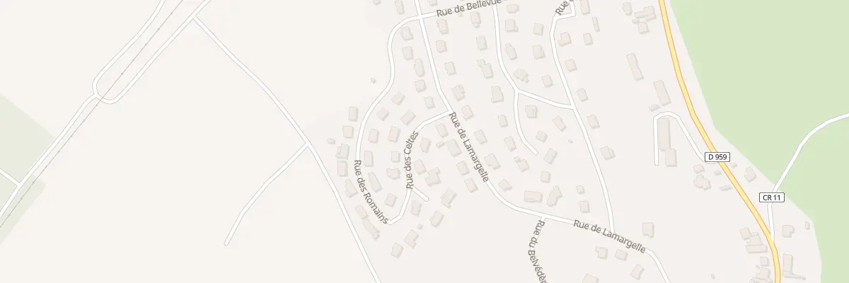 Plan du 1 Rue des Celtes à Pontailler-sur-Saône