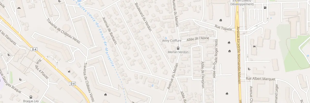 Plan du 5 Bd du Verdon à Marseille 14e Arrondissement
