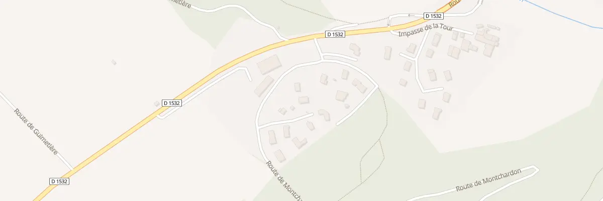 Plan du 103 Rte de Montchardon à Cognin-les-Gorges