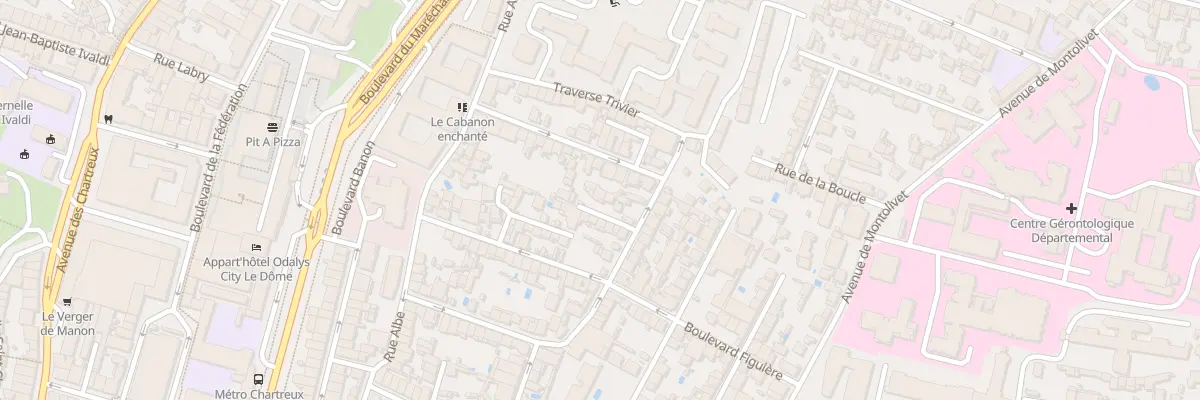 Plan du 6 Imp Saloni à Marseille 4e Arrondissement