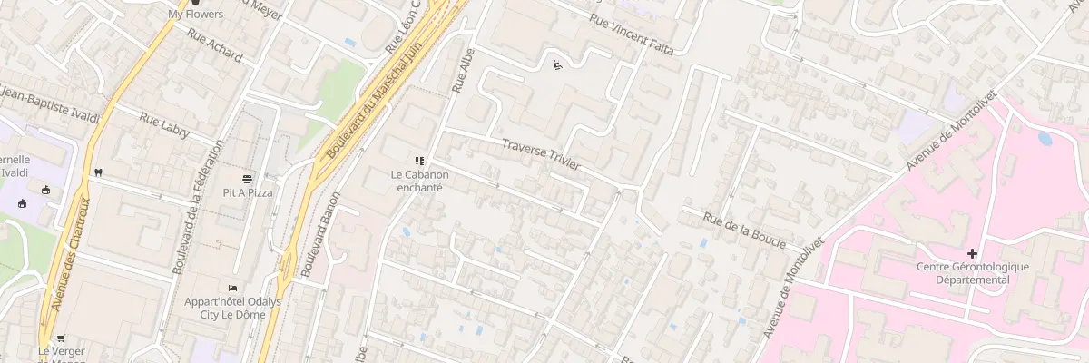 Plan du 21 Bd Blanc à Marseille 4e Arrondissement