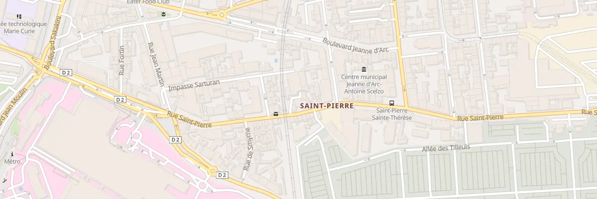 Plan du 335 Rue saint pierre à Marseille 5e Arrondissement
