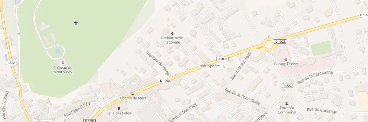 Plan du 9 Rue de la Gendarmerie à Vinay
