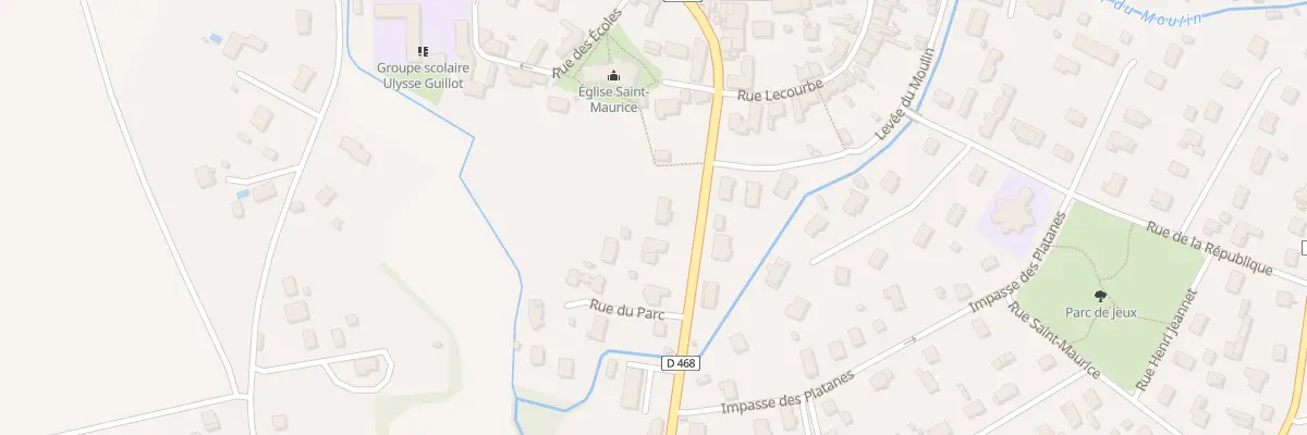 Plan du 2A Rte d’Asnans à Chaussin