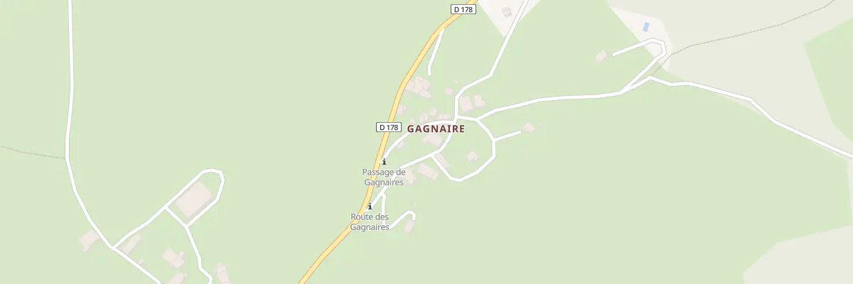 Plan du 370 Rte de Gagnaires à La Chapelle-en-Vercors