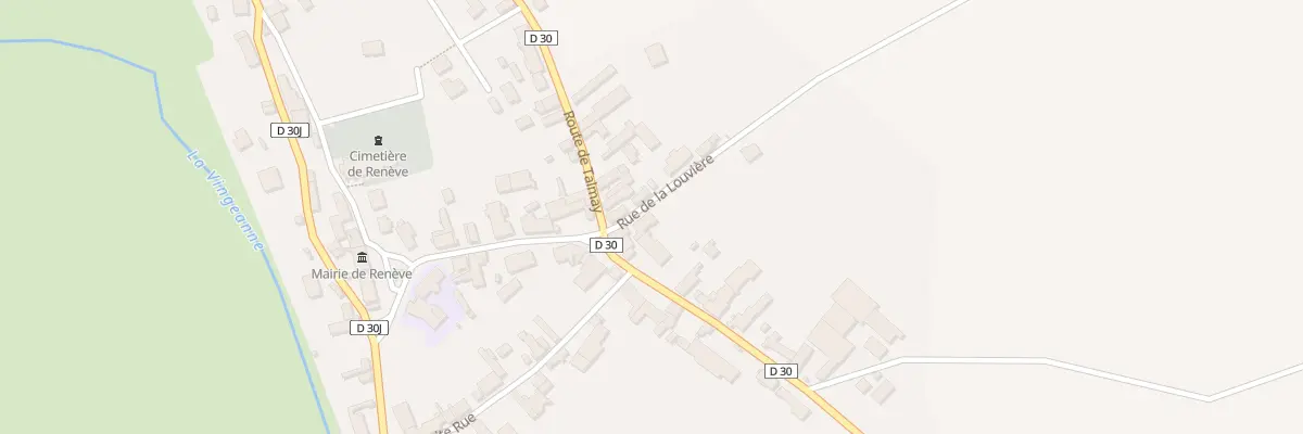 Plan du 2 Rue de la Louvière à Renève