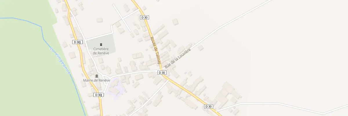 Plan du 1 Rue de la Louvière à Renève