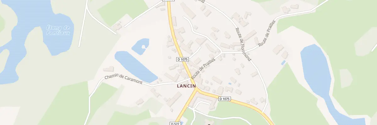 Plan du 745 Rue Grande Rue de Lancin à Courtenay