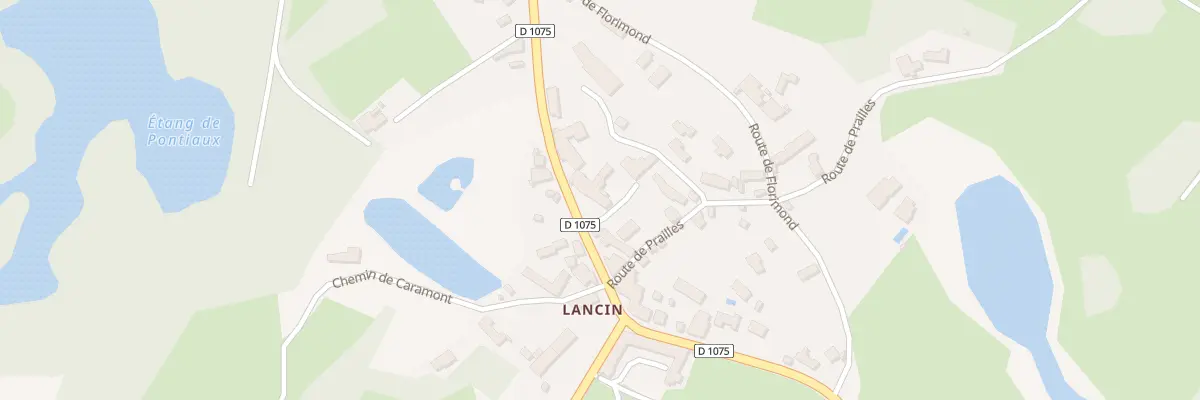 Plan du 725 Rue Grande Rue de Lancin à Courtenay