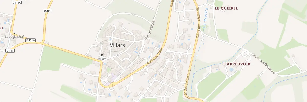 Plan du 275 Rte du Stade à Villars