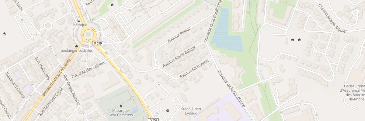 Plan du 28 Av Marie Balajat à Marseille 9e Arrondissement