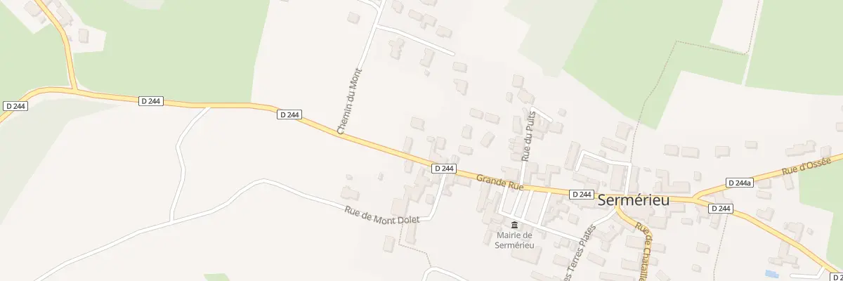 Plan du 580 Rue Grande Rue à Sermérieu