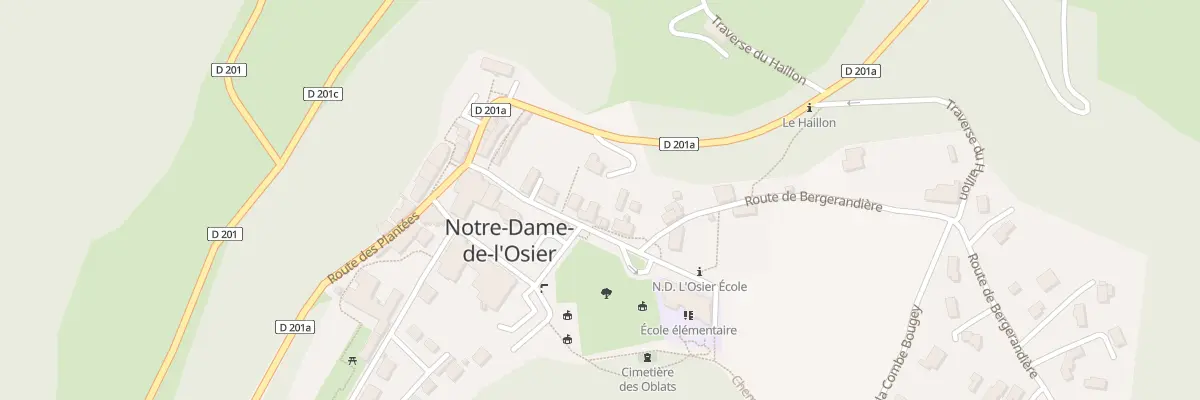 Plan du 115 Rte de Bergerandiére à Notre-Dame-de-l’Osier