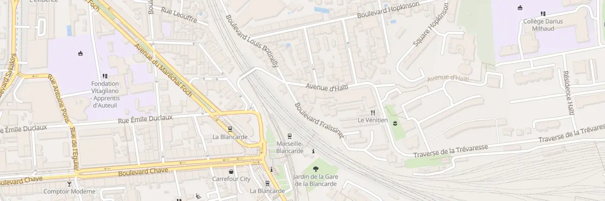 Plan du 7 Bd Fraissinet à Marseille 4e Arrondissement