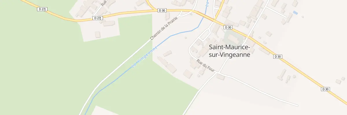 Plan du 2 Rue du Four à Saint-Maurice-sur-Vingeanne