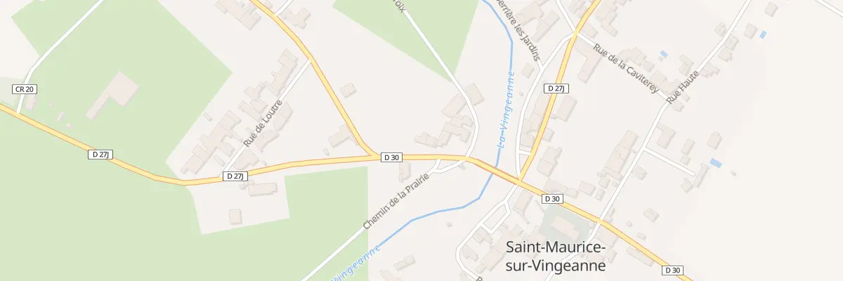 Plan du 8 Rue de Courchamp à Saint-Maurice-sur-Vingeanne