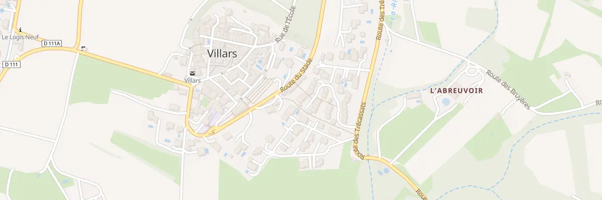 Plan du 9009 La Cote Saint Jaume à Villars