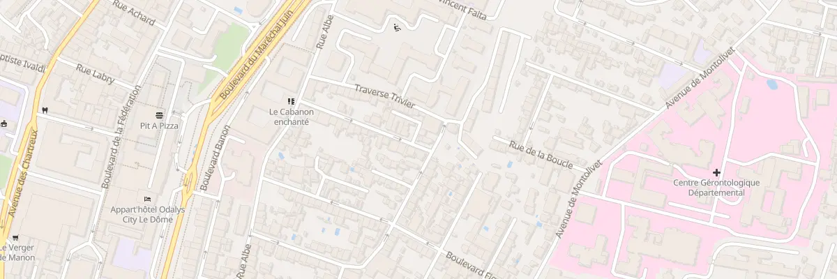 Plan du 12 Imp Blanc à Marseille 4e Arrondissement
