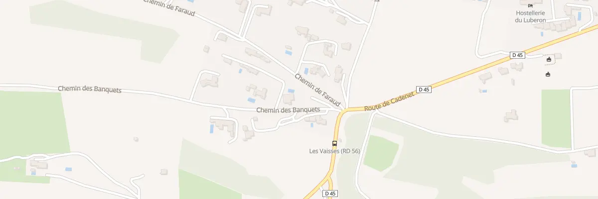 Plan du 76 Che des Banquets à Vaugines