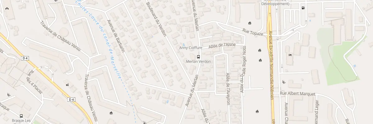 Plan du 4 Bd du Verdon à Marseille 14e Arrondissement